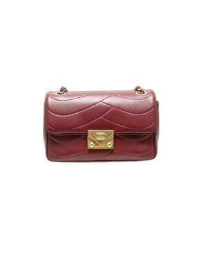 Chanel 22 Wave Stitch Push Lock Leather Chain Shoulder Bag